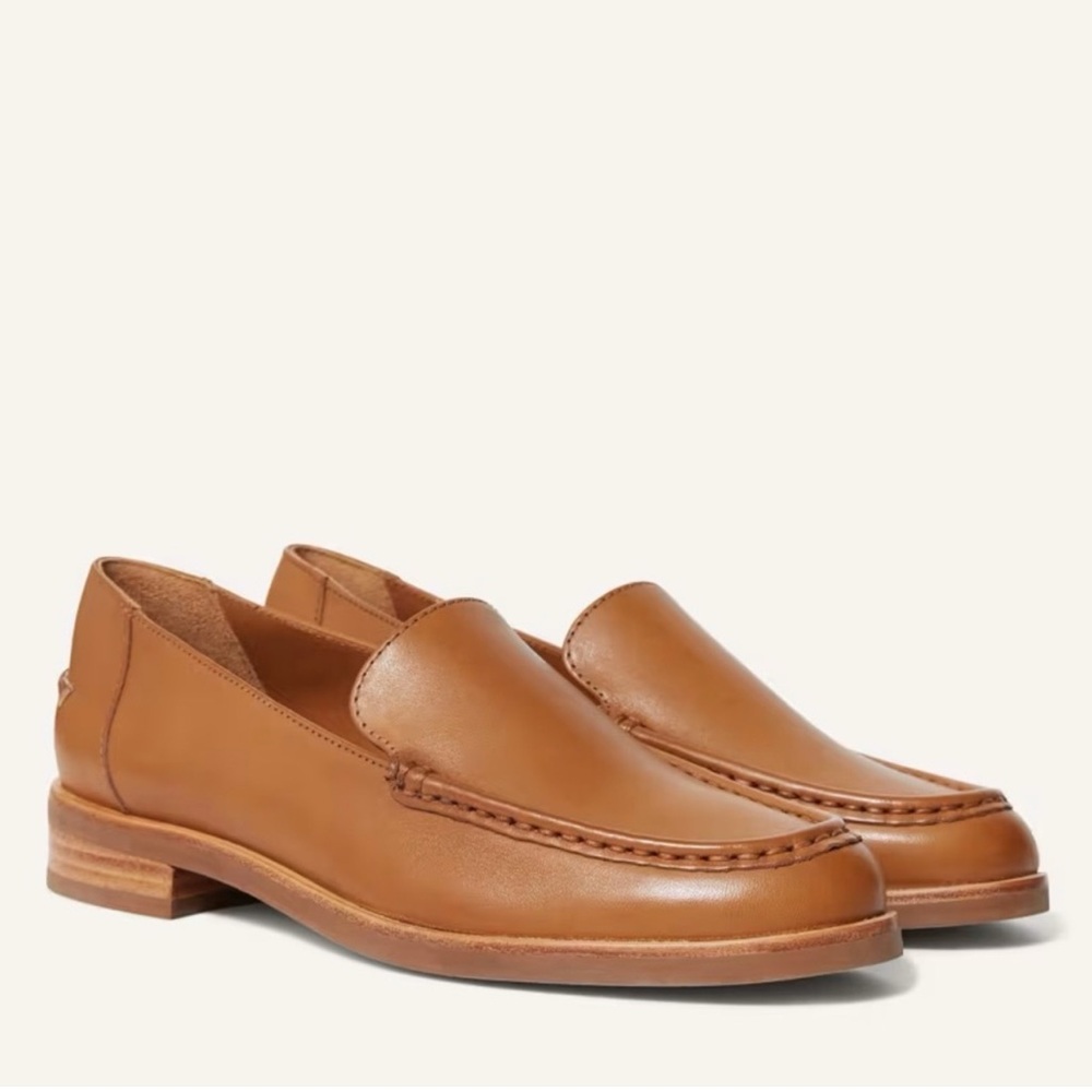 Everlane Tan Leather Modern Loafers